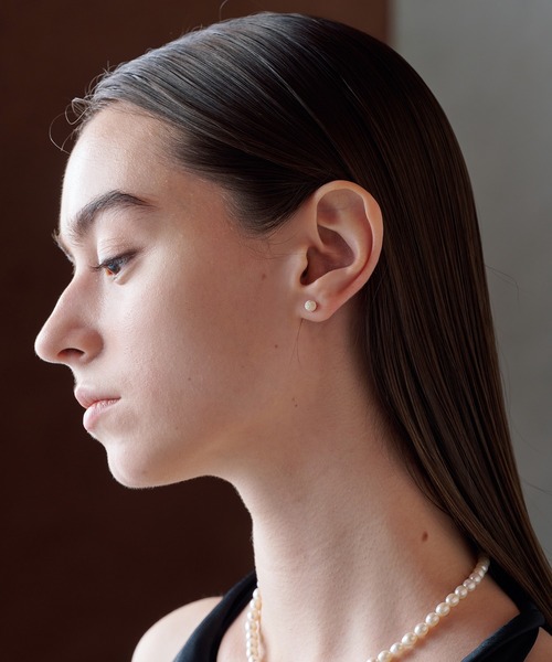 ALLURELLE(アリュレル)の「【ALLURELLE】 silver925 スターダストボールピアス KNF-TP(ピアス(両耳用)・レディース・シルバー/ゴールド・FREE)」の14枚目の写真