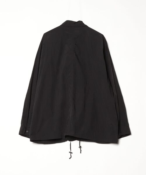 ブラウス シャツ ATON HAND DYED NYLON SHIRT JACKET BLAGGM0204 レディース セール】ATON (エイトン) HAND DYED NYLON | SHIRT JACKET