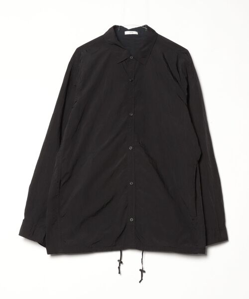 ブラウス シャツ ATON HAND DYED NYLON SHIRT JACKET BLAGGM0204 レディース ATON HAND DYED NYLON SHIRT JACKET BLAGGM0204（シャツ