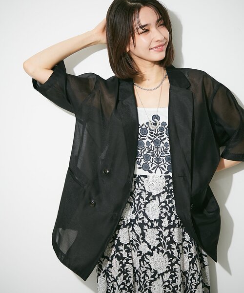 この夏のマストアイテム！シアーテーラージャケット（テーラード