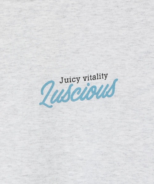 LEPSIM（レプシィム）の「フルーツプリントT　497648（Tシャツ/カットソー・レディース・ライトグレー/ホワイト/ホワイト系その他/ブラック・FREE）」の12枚目の写真