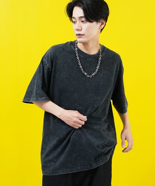 En serio TOKYO（エンソリオトーキョー）の「ピグメントTシャツ（Tシャツ/カットソー・メンズ・グレー/ブラック/ベージュ/パープル・MEDIUM/LARGE/X-LARGE/XX-LARGE）」の13枚目の写真