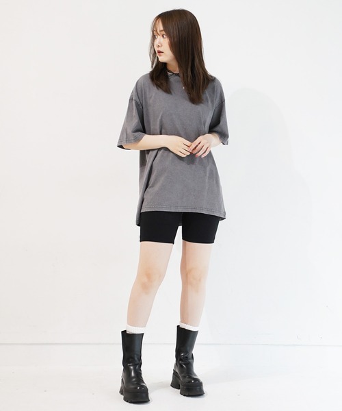 En serio TOKYO（エンソリオトーキョー）の「ピグメントTシャツ（Tシャツ/カットソー・メンズ・グレー/ブラック/ベージュ/パープル・MEDIUM/LARGE/X-LARGE/XX-LARGE）」の16枚目の写真