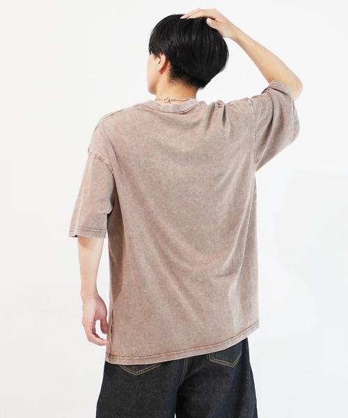 En serio TOKYO（エンソリオトーキョー）の「ピグメントTシャツ（Tシャツ/カットソー・メンズ・グレー/ブラック/ベージュ/パープル・MEDIUM/LARGE/X-LARGE/XX-LARGE）」の11枚目の写真