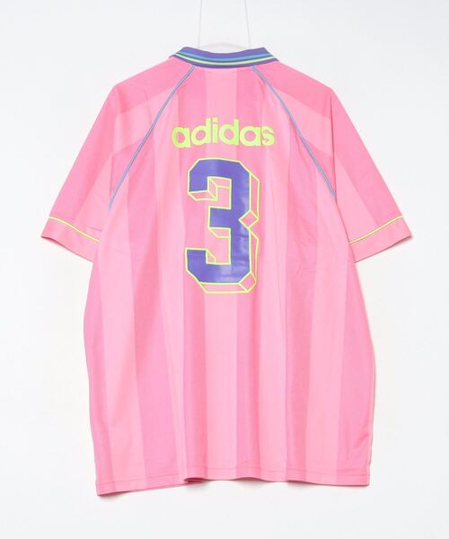 adidas（アディダス）の「ジャカード・ストライプ・ジャージー JCQUARD JERSEY / アディダスオリジナルス adidas Originals（Tシャツ/カットソー・メンズ・ピンク/ブルー系その他/ブルー・X-SMALL/X-LARGE/SMALL/MEDIUM/LARGE/3XL/XX-LARGE）」の19枚目の写真