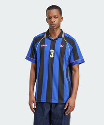 Tシャツ/カットソー（ブルー・ネイビー/青色系・ストライプ柄