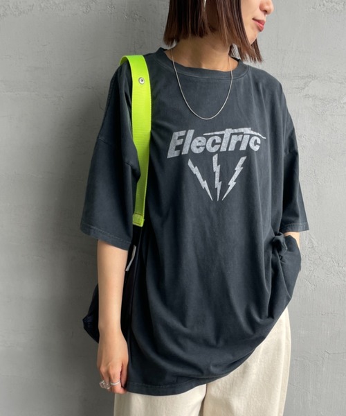 REMI RELIEF（レミレリーフ）の「[REMI RELIEF/レミレリーフ] 別注 ビッグシルエット SP加工プリントTシャツ（Tシャツ/カットソー・レディース・C/A/D/B/E/F・S/M）」の6枚目の写真