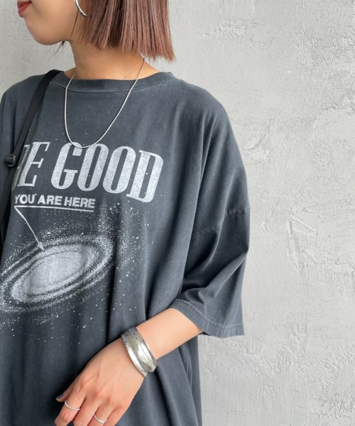 REMI RELIEF（レミレリーフ）の「[REMI RELIEF/レミレリーフ] 別注 ビッグシルエット SP加工プリントTシャツ（Tシャツ/カットソー・レディース・C/A/D/B/E/F・S/M）」の20枚目の写真