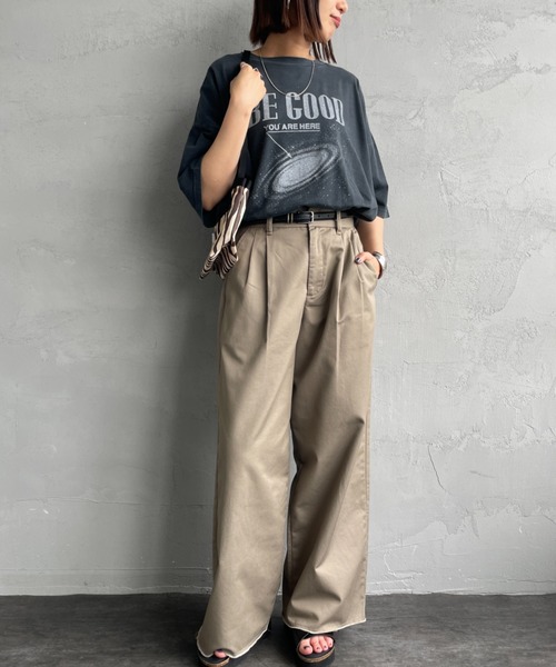 REMI RELIEF（レミレリーフ）の「[REMI RELIEF/レミレリーフ] 別注 ビッグシルエット SP加工プリントTシャツ（Tシャツ/カットソー・レディース・C/A/D/B/E/F・S/M）」の17枚目の写真