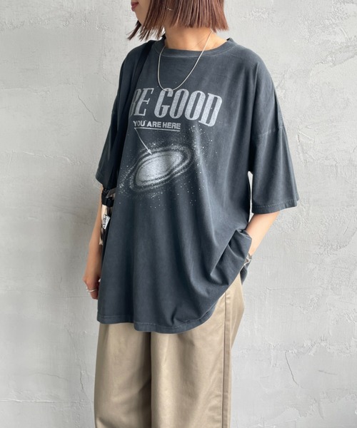 REMI RELIEF（レミレリーフ）の「[REMI RELIEF/レミレリーフ] 別注 ビッグシルエット SP加工プリントTシャツ（Tシャツ/カットソー・レディース・C/A/D/B/E/F・S/M）」の19枚目の写真
