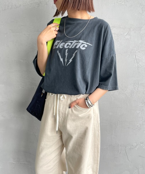 REMI RELIEF（レミレリーフ）の「[REMI RELIEF/レミレリーフ] 別注 ビッグシルエット SP加工プリントTシャツ（Tシャツ/カットソー・レディース・C/A/D/B/E/F・S/M）」の22枚目の写真