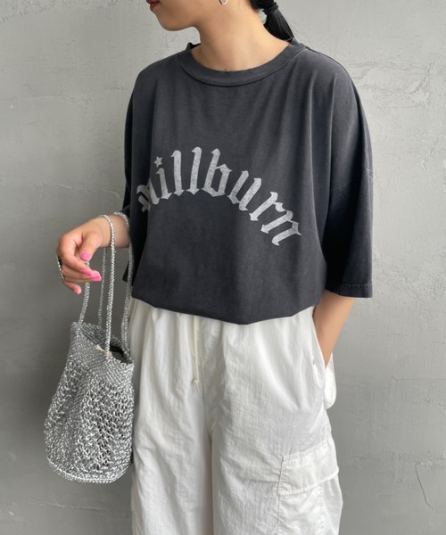 REMI RELIEF（レミレリーフ）の「[REMI RELIEF/レミレリーフ] 別注 ビッグシルエット SP加工プリントTシャツ（Tシャツ/カットソー・レディース・C/A/D/B/E/F・S/M）」の13枚目の写真