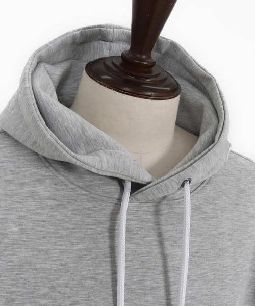 1minute 1second(ワンミニットワンセカンド)の「mpa3850-cardboard knit hoody with logo print パーカー(パーカー・メンズ・ブラック/トップグレー・S/M/L/XL)」の18枚目の写真