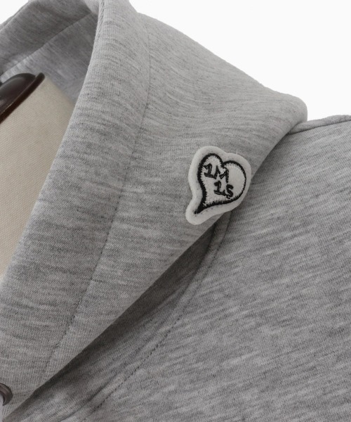 1minute 1second(ワンミニットワンセカンド)の「mpa3850-cardboard knit hoody with logo print パーカー(パーカー・メンズ・ブラック/トップグレー・S/M/L/XL)」の20枚目の写真