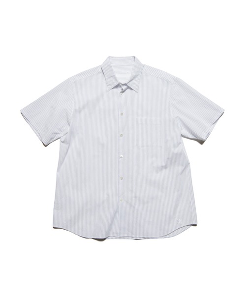 SOPHNET.（ソフネット）の「VOILE WASHER REGULAR-FIT S/S SHIRT（シャツ/ブラウス・メンズ・ホワイト/ネイビー・3/2/1/4/5）」の2枚目の写真