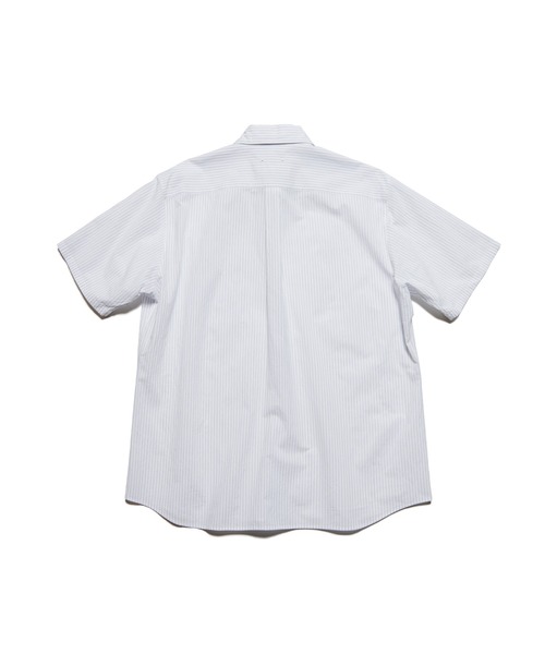 SOPHNET.（ソフネット）の「VOILE WASHER REGULAR-FIT S/S SHIRT（シャツ/ブラウス・メンズ・ホワイト/ネイビー・3/2/1/4/5）」の4枚目の写真