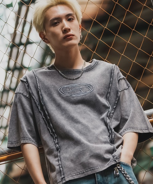 SIDEWAY STANCE(サイドウェイスタンス)の「【SIDEWAY STANCE】グランジ 半袖Tシャツ(Tシャツ/カットソー・メンズ・ブラック系1/ブラック系2/ブラウン系2/ブラウン系1/ブラウン系/ブラウン/ブラック/ブラック系・MEDIUM/SMALL/X-LARGE/LARGE)」の17枚目の写真