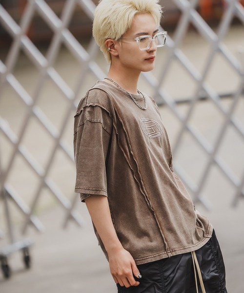 SIDEWAY STANCE(サイドウェイスタンス)の「【SIDEWAY STANCE】グランジ 半袖Tシャツ(Tシャツ/カットソー・メンズ・ブラック系1/ブラック系2/ブラウン系2/ブラウン系1/ブラウン系/ブラウン/ブラック/ブラック系・MEDIUM/SMALL/X-LARGE/LARGE)」の12枚目の写真