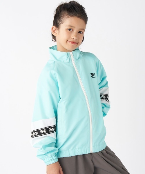 FILA(フィラ)の「シャカジャケット(その他アウター・キッズ・ミント/ブラック・170/160/140/130/150)」の2枚目の写真