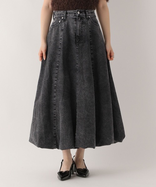 セール】バルーンデニムロングスカート 575266（デニムスカート