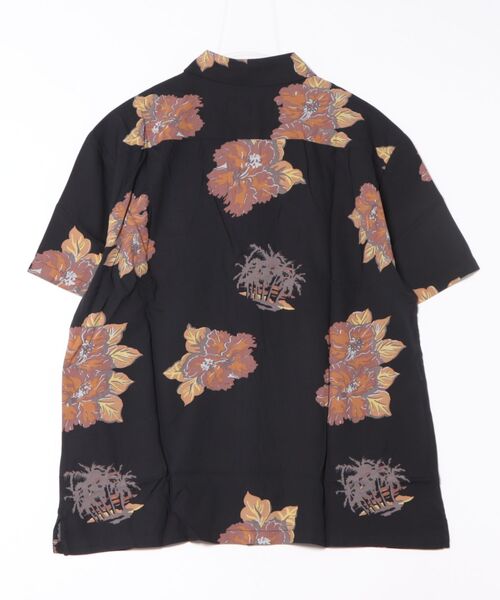 【新品タグ付き】BRIXTON レディース　デニムシャツ　刺繍 ブリクストン BRIXTON/ブリクストン 半袖シャツ 花柄 CRU PRINT S/S WVN 01447