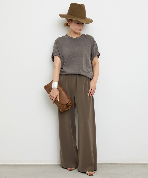 Deuxieme Classe(ドゥーズィエムクラス)の「*Relax Tシャツ(Tシャツ/カットソー・レディース・ベージュ/キャメル/カーキ・FREE)」の6枚目の写真