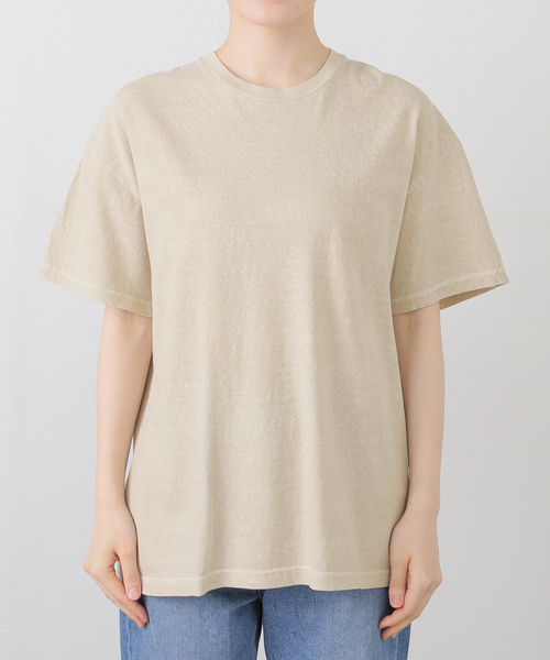 Deuxieme Classe *Relax Tシャツ　ベージュ Relax Tシャツ（Tシャツ/カットソー）｜Deuxieme Classe