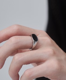 WYZ surgical stainless（ダブリューワイゼットサージカルステンレス）の「【 金属アレルギー対応 】印台リング サージカルステンレス（リング・メンズ）」