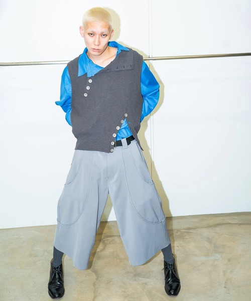 CONZ（コンズ）の「KNIT VEST（ベスト・メンズ・グレー/ブラック・3/2）」の11枚目の写真