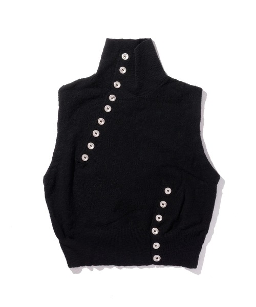 CONZ（コンズ）の「KNIT VEST（ベスト・メンズ・グレー/ブラック・3/2）」の7枚目の写真