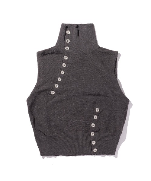 CONZ（コンズ）の「KNIT VEST（ベスト・メンズ・グレー/ブラック・3/2）」の14枚目の写真
