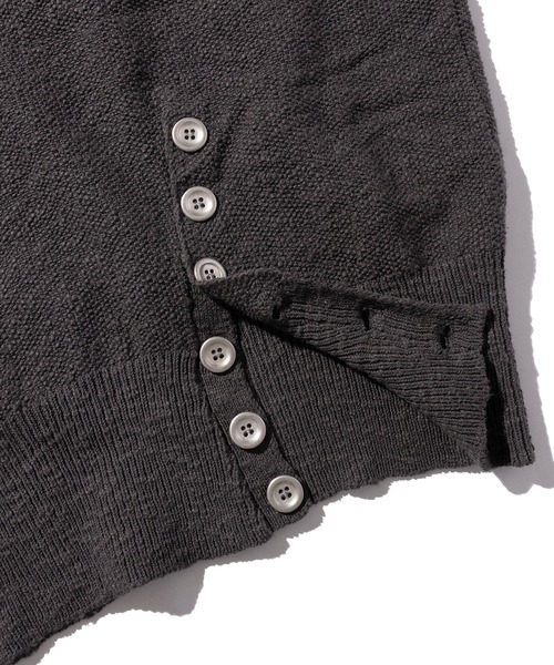CONZ（コンズ）の「KNIT VEST（ベスト・メンズ・グレー/ブラック・3/2）」の16枚目の写真