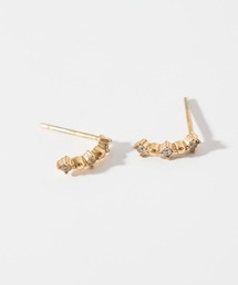 【deedoodah】retowa サージカルステンレス×IP ビジューモチーフピアス