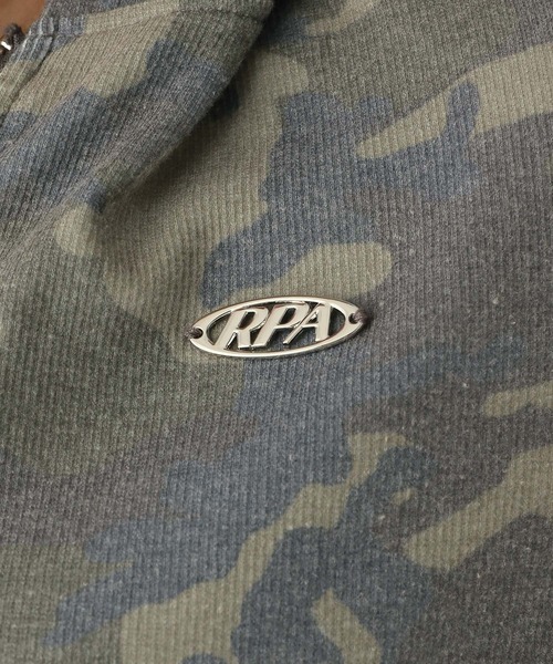 repipi armario（レピピ アルマリオ）の「AcidwashWZIPフーディ（パーカー・キッズ・カモフラージュ/ブラック/ブラウン・MEDIUM/SMALL/LARGE）」の10枚目の写真