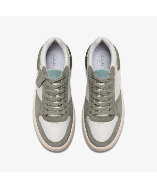 Clarks（クラークス）の「Courtlite2 Lo / コートライト2ロー（セージコンビ）（スニーカー・メンズ・グリーン・UK10/UK9.5/UK9/UK8.5/UK8/UK7.5/UK7/UK6.5/UK6）」の6枚目の写真