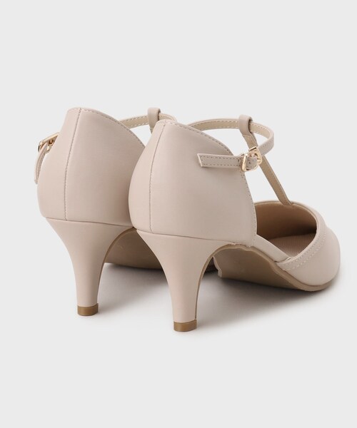 index（インデックス）の「Tストラップパンプス（パンプス・レディース・ベージュ/ブラック/ワイン系2・01/02/03）」の7枚目の写真