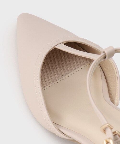 index（インデックス）の「Tストラップパンプス（パンプス・レディース・ベージュ/ブラック/ワイン系2・01/02/03）」の10枚目の写真