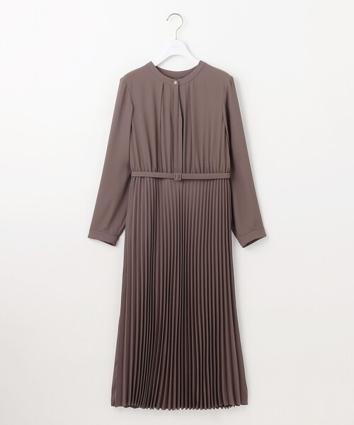 ANY SIS（エニィスィス）の「ノーブルプリーツ ワンピース（ワンピース・レディース・パイングリーン系/ダークブラウン系/ネイビー系・LARGE/MEDIUM/SMALL）」の12枚目の写真