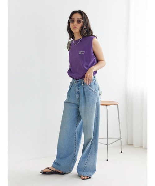 Ungrid(アングリッド)の「クリアフレームブルーレンズサングラス(サングラス・レディース・クリア・FREE)」の2枚目の写真