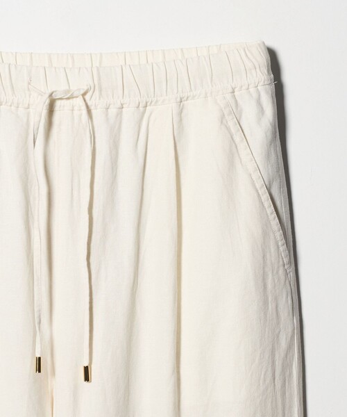green label relaxing(グリーンレーベルリラクシング)の「BREEZE LINEN ブリーズリネン ワイド パンツ オフホワイト 2(その他パンツ・レディース・オフホワイト・44/40/38/42/36/34/SHORT/TALL)」の12枚目の写真