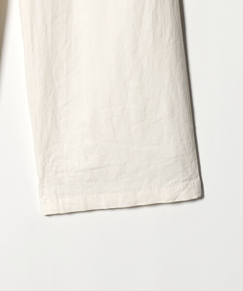 green label relaxing(グリーンレーベルリラクシング)の「BREEZE LINEN ブリーズリネン ワイド パンツ オフホワイト 2(その他パンツ・レディース・オフホワイト・44/40/38/42/36/34/SHORT/TALL)」の15枚目の写真
