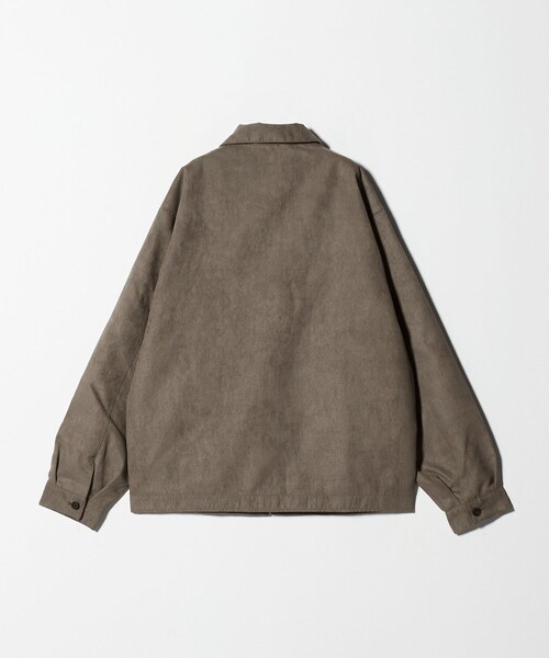 BEAUTY&YOUTH UNITED ARROWS（ビューティーアンドユースユナイテッドアローズ）の「【WEB限定 WARDROBE SMART】スエードライク ジップ ブルゾン（ブルゾン・メンズ・ブラック/ダークグレー・XL/L/M/S）」の11枚目の写真