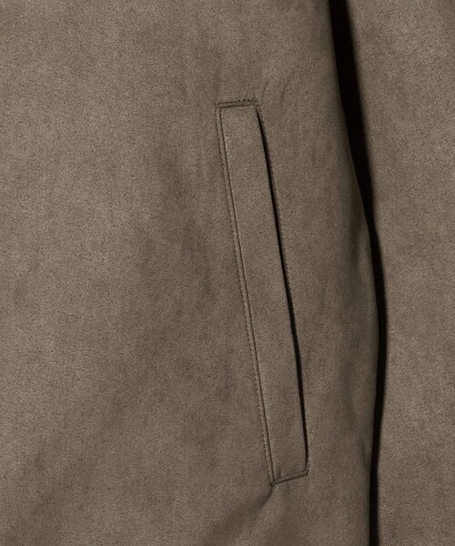 BEAUTY&YOUTH UNITED ARROWS（ビューティーアンドユースユナイテッドアローズ）の「【WEB限定 WARDROBE SMART】スエードライク ジップ ブルゾン（ブルゾン・メンズ・ブラック/ダークグレー・XL/L/M/S）」の16枚目の写真