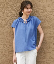 23区｜ニジュウサンクのトップス（ブルー・ネイビー/青色系・フリル