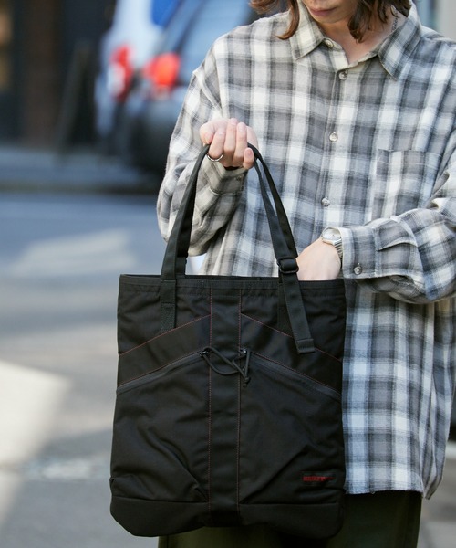 BRIEFING（ブリーフィング）の「BRIEFING/ブリーフィング TYPE ⅠFLYER TOTE ブランドロゴ トートバッグ ヘルメットバッグ 2026年春夏（トートバッグ・メンズ・セージグリーン/ブラック/ネイビー・FREE）」の6枚目の写真