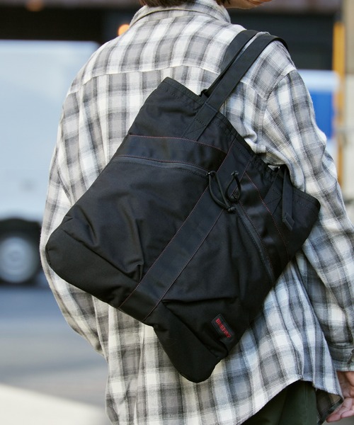 BRIEFING（ブリーフィング）の「BRIEFING/ブリーフィング TYPE ⅠFLYER TOTE ブランドロゴ トートバッグ ヘルメットバッグ 2026年春夏（トートバッグ・メンズ・セージグリーン/ブラック/ネイビー・FREE）」の22枚目の写真