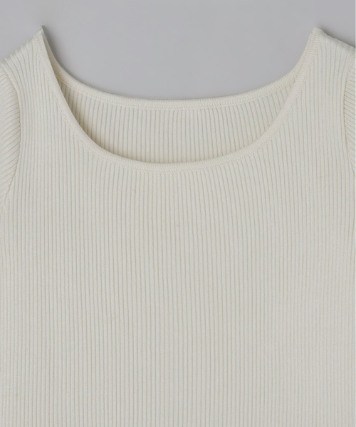 Olu.（オルドット）の「ニットドッキングバルーンワンピース（ワンピース・レディース・アイボリー/ブラック/ブラック系・0/1）」の10枚目の写真