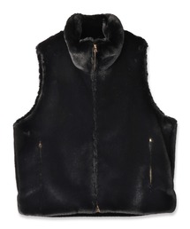 cullni クルニ ダウンベスト CULLNI（クルニ）の「22-AW-017 / Side Open Eco Fur Zip Vest