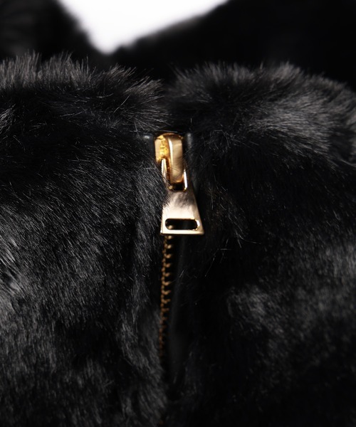 CULLNI(クルニ)の「Eco Fur Zip Up Stand Collar Vest(ダウンベスト・メンズ・ブラック/ブラウン・0/1/2)」の12枚目の写真