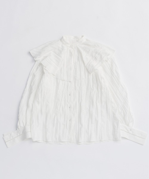 2way Ruffled Frilled Blouse/2WAYラッフルフリルブラウス（シャツ